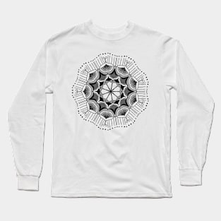 Mandala #6. Extremely simple scissor mandala. Long Sleeve T-Shirt